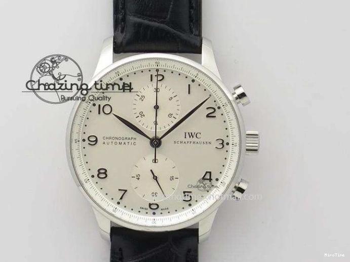 MIROTIME 1219 Unisex Portuguese Real PR RG IW500702 ZF 1:1 Best Edition On Brown Leather Strap A52010 V 7303